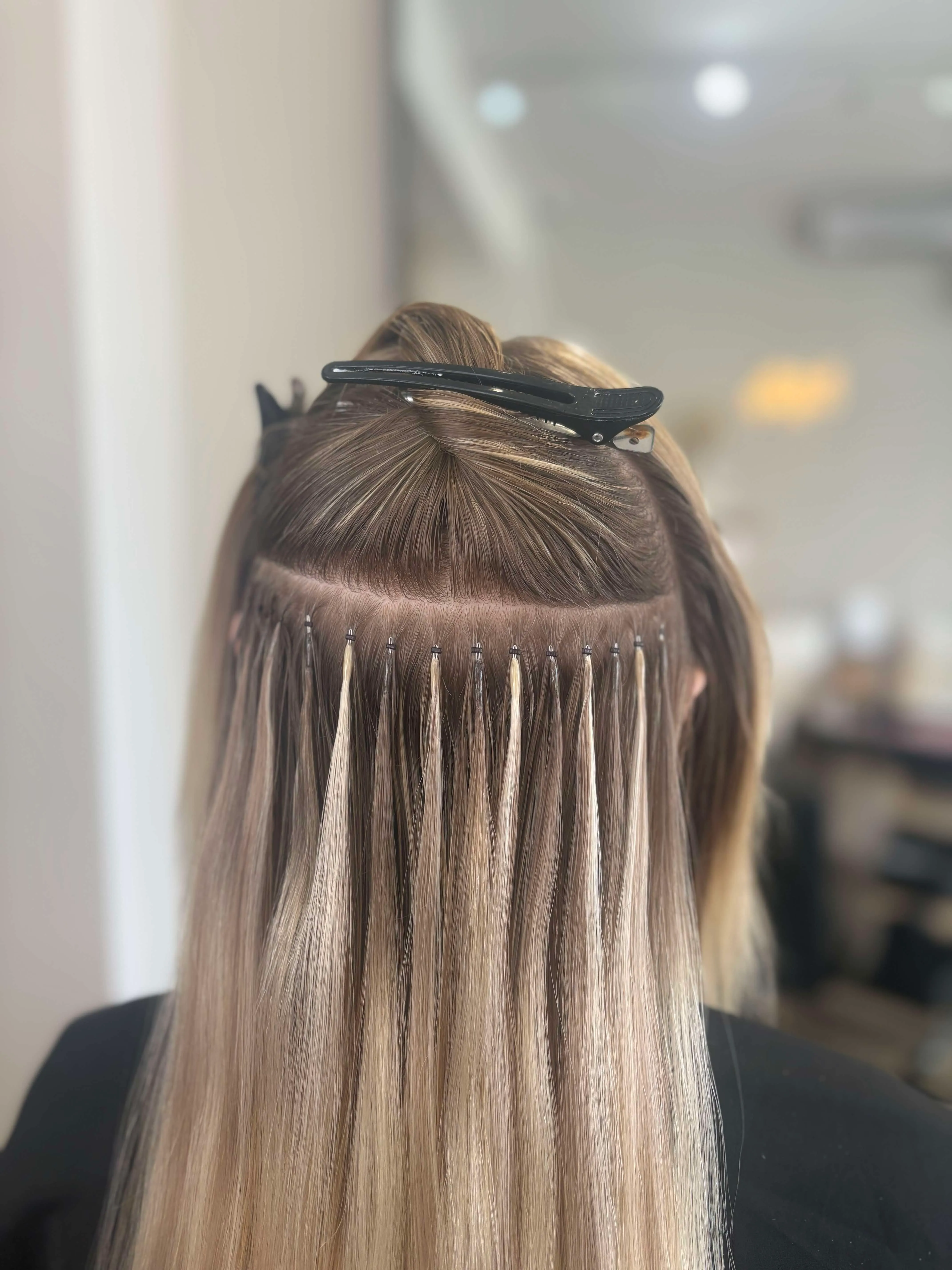 Professional nano hair extensions fitting in Eastwood, Nottingham